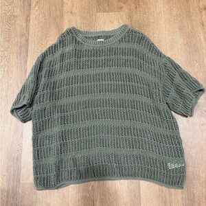 Aerie Olive Green Knit Sweater